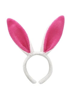HOXIEYA Cute Bunny Ear Headbands Rabbits Headbands Holiday Party Gift Party Decoration Supplies Hair Hoop For Women Girls Headwear For Cosplay Hair Accessory (Rose)  - Image 1