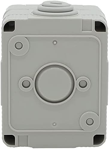 ORIGINAL MART Water Proof Plastic Box with Switch and Socket gaurd Use in roof top Water Proof 3 Module Plastic Gang Box LightingGardenLightingHomeResidential Parking to Protect Shock - Image 2