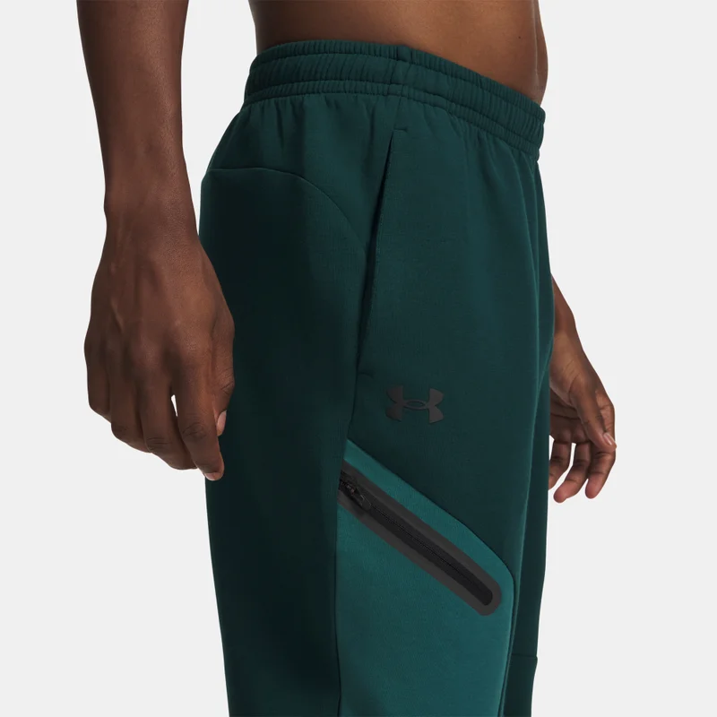 UNDER ARMOUR Green Men's Unstoppable Fleece Joggers for Men | Best Price UAE