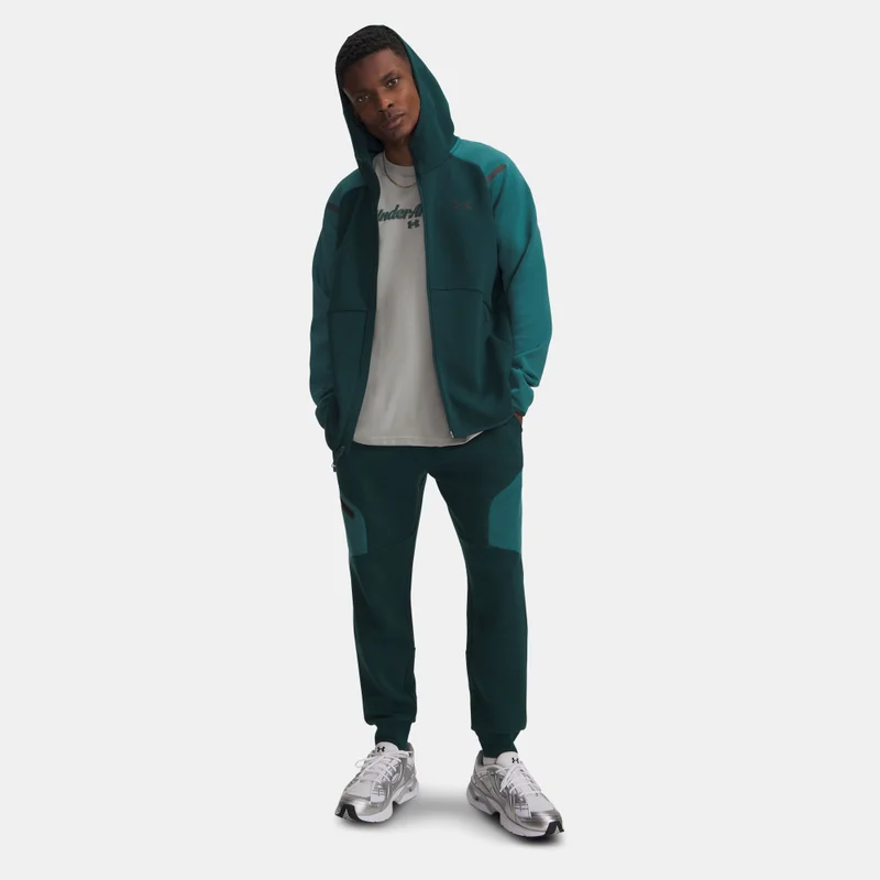 UNDER ARMOUR Green Men's Unstoppable Fleece Joggers for Men | Best Price UAE