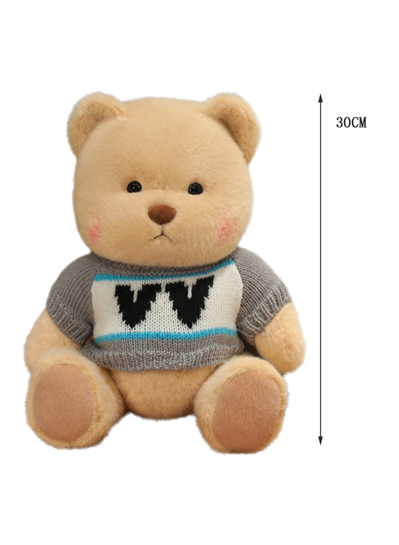 30 CM Cute Cartoon Bear Plush Toy Soft Stuffed Movable joints Doll For Girls And Boys All Ages Gift（Style 5） - Image 2