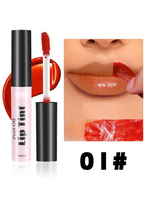 Waterproof Matte Peel-Off Lip Tint Long-Lasting Lip Gloss for Women and Girls