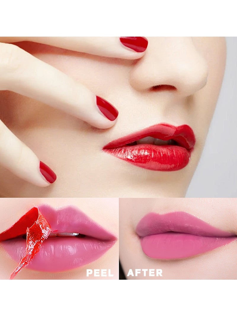 Waterproof Matte Peel-Off Lip Tint Long-Lasting Lip Gloss for Women and Girls