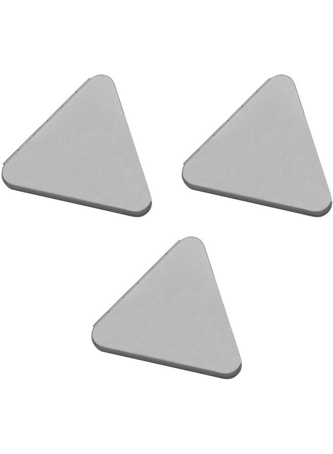 ستيفاني إمبورتس مجموعة من 3 مرايا مدمجة مكبرة مزدوجة الجوانب (مثلث فضي) - Image 2