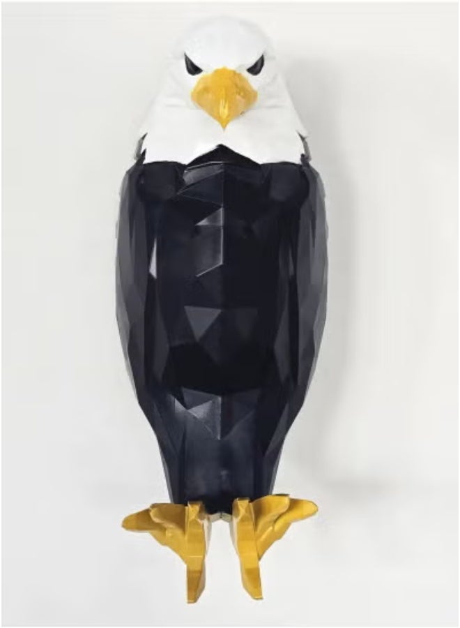 جاجيك 3D Bald Eagle Wall Night Light – Realistic Wing-Spread LED Wall Lamp with Soothing Glow – USB Powered Decorative Light Fixture for Bedroom, Living Room, Study, or Office – Unique Wildlife-Themed Home Décor Accent for Nature & Animal Lovers  - Image 3