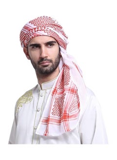 Generic Men’s Arab Shemagh Headscarf - Muslim Dubai Casual Headwear, Scarf, Neck Wrap, Turban Cap  - Image 1