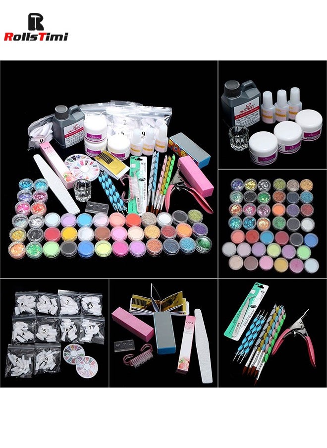 Acrylic Manicure Set with 42 Color