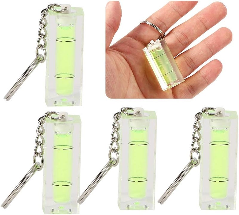 Black Plastic Tube Liquid Spirit Level High Accuracy Compact Size for Furniture and Outdoor Use - Image 3