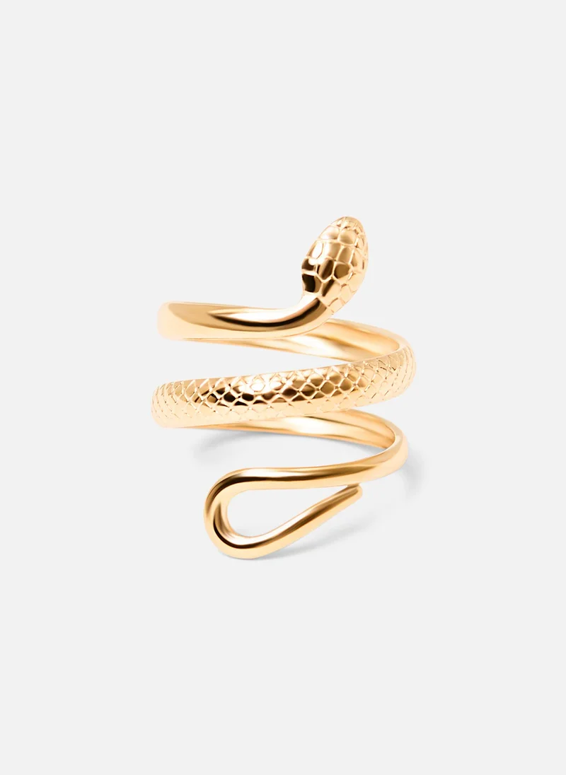 Lichi Slim snake-shaped ring