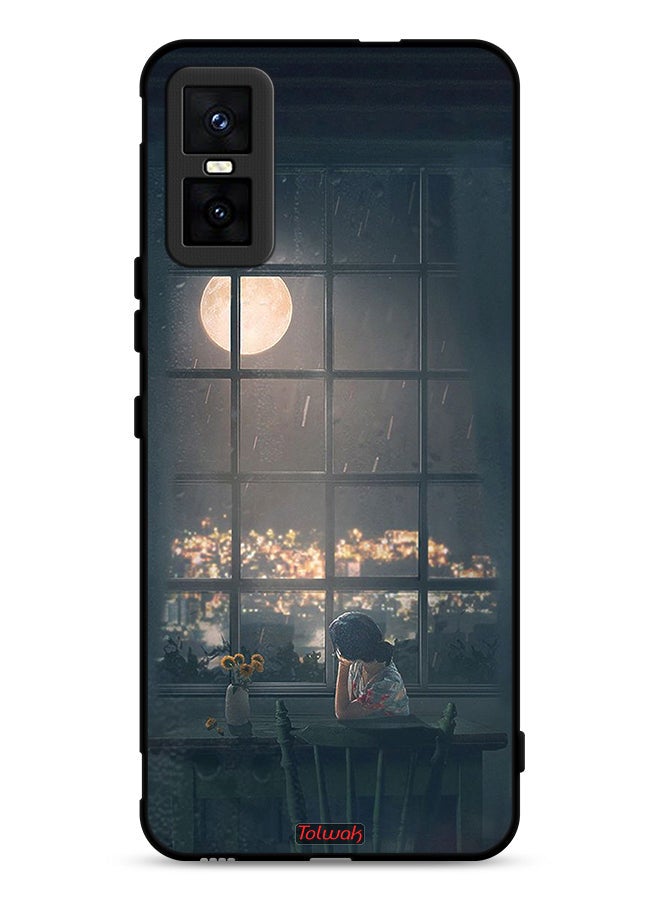 Tolwak Infinix GT 30 Pro Protective Case Cover Looking At Moon Art - Image 1