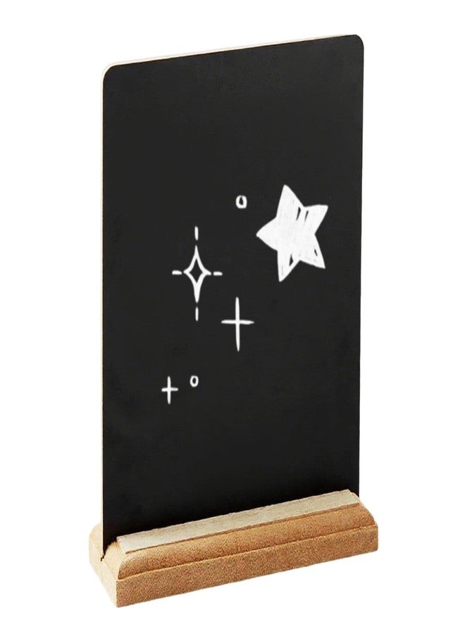 IVICOO Mini Chalkboard Signs,Small Chalkboard Signs with Stand,Desktop Chalk Board (1 Pack 8x6 in) - Image 1