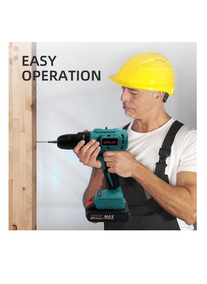 BONAI - 36V Electric Cordless Drill Used For Multipurpose Drilling - Image 1