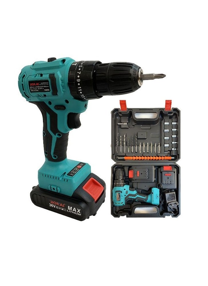 BONAI - 36V Electric Cordless Drill Used For Multipurpose Drilling - Image 1