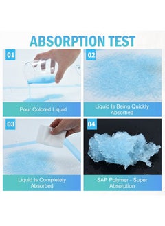 Timoo 100 Pcs Disposable Changing Pad Leak-Proof Underpad Bed Table Protector Mat, Soft Non-Woven Fabric, 17 Inches X 13 Inches  - Image 3