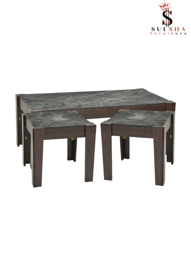 Sulsha Coffee Table , Center Table, Solid Wood Accent Table Crafted In Unique And Quality Material