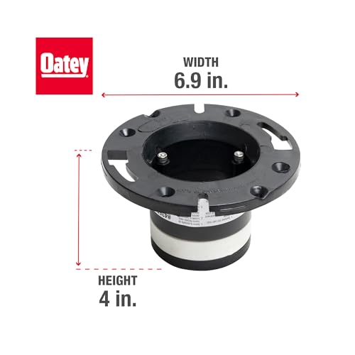 Oatey 43538 ABS Cast Iron Flange Replacement, 4-Inch - Image 5