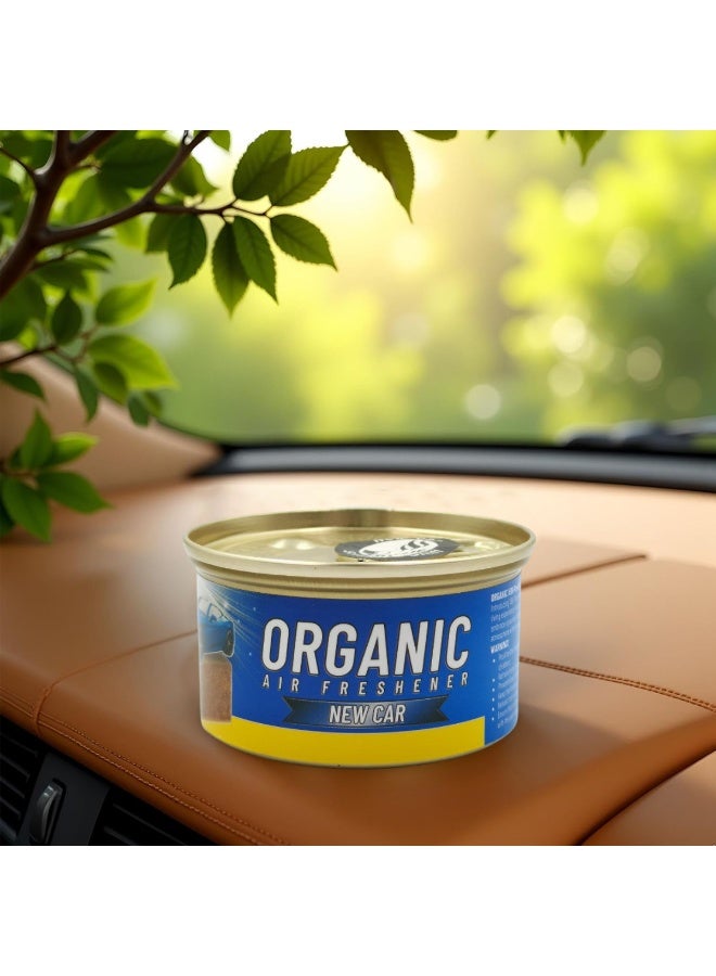 X99-Pro Organic Air Freshener Can, 'New Car' Scent, 52g, Long-Life, Versatile for Car Dashboard/Cup Holder, Home, Office & Closets - Purifies & Freshens Air. - Image 5