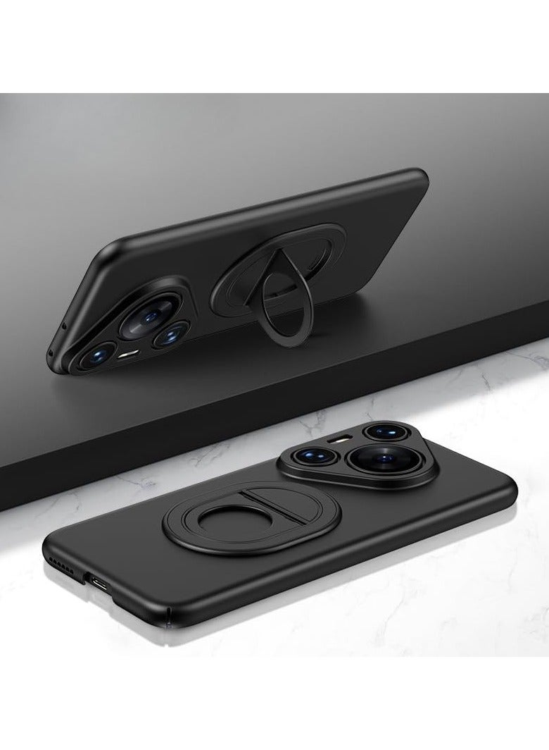 general Magnetic Case Compatible with Huawei Pura 70  with Foldable Stand, PC Anti-Shock and Anti-Drop Phone Case for Pura 70 - Image 2