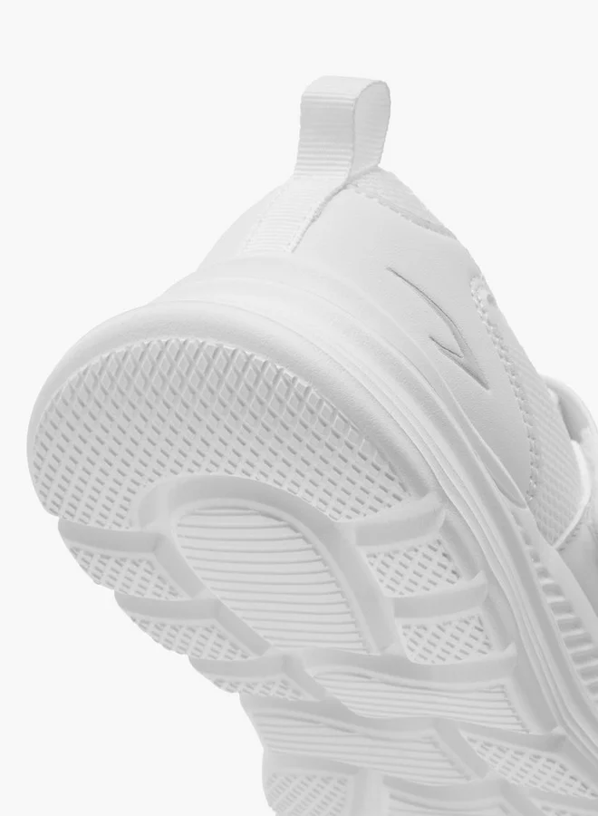 Dash Girls Textured Mary Jane School Shoes with Hook and Loop Closure