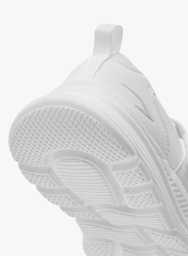Dash Girls Textured Mary Jane School Shoes with Hook and Loop Closure  - Image 5