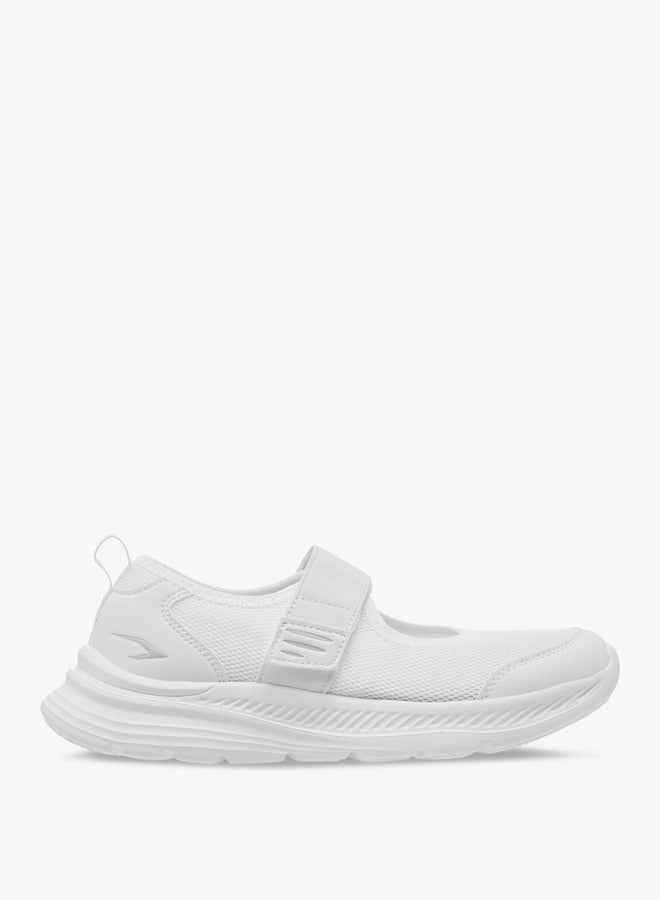 Dash Girls Textured Mary Jane School Shoes with Hook and Loop Closure  - Image 3