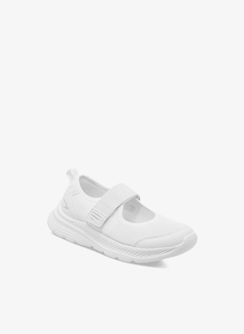 Dash Girls Textured Mary Jane School Shoes with Hook and Loop Closure - Image 2