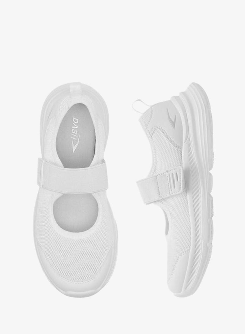 Dash Girls Textured Mary Jane School Shoes with Hook and Loop Closure - Image 3