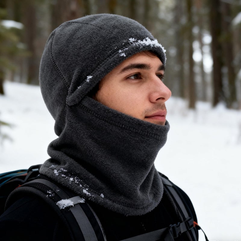 IZUS Winter Ski-Balaclava Thermal-Fleece-Face-Mask Face-Cover for Cold Weather Motorcycle Protector Scarf for Men-Women Outdoor - Image 2