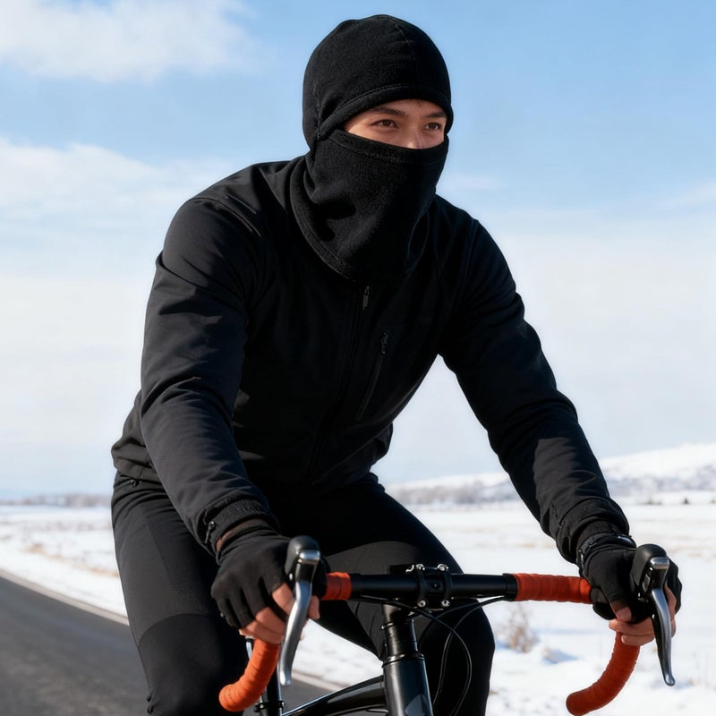 IZUS Winter Ski-Balaclava Thermal-Fleece-Face-Mask Face-Cover for Cold Weather Motorcycle Protector Scarf for Men-Women Outdoor - Image 4