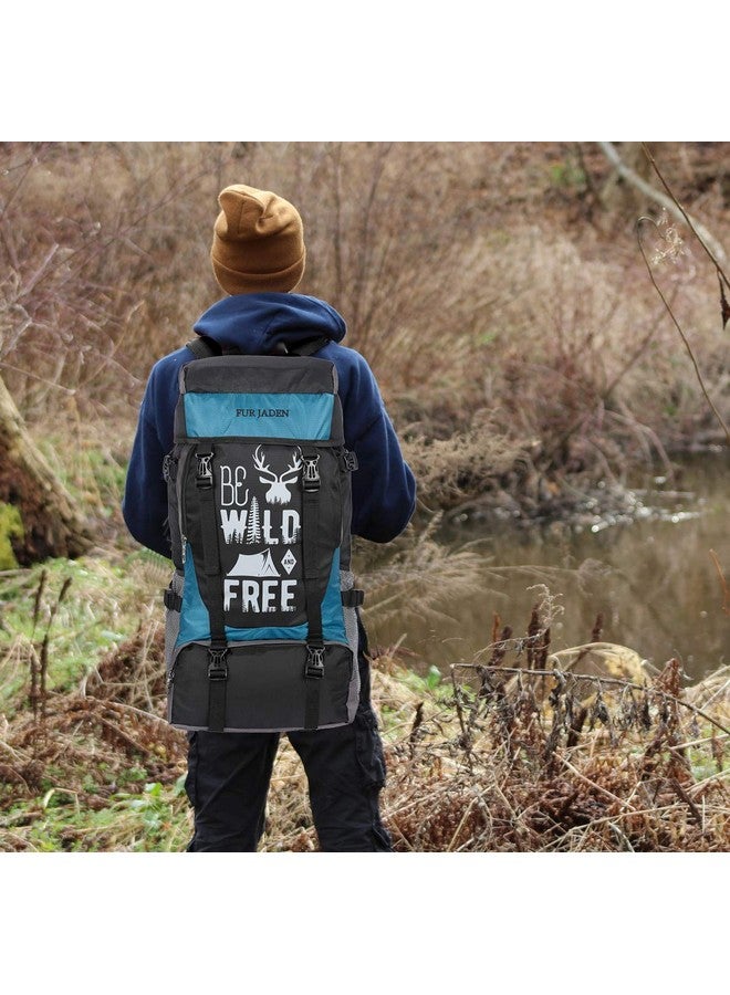 FUR JADEN 55 LTR Rucksack Travel Backpack Bag for Trekking, Hiking with Shoe Compartment, Multicolor - Image 2