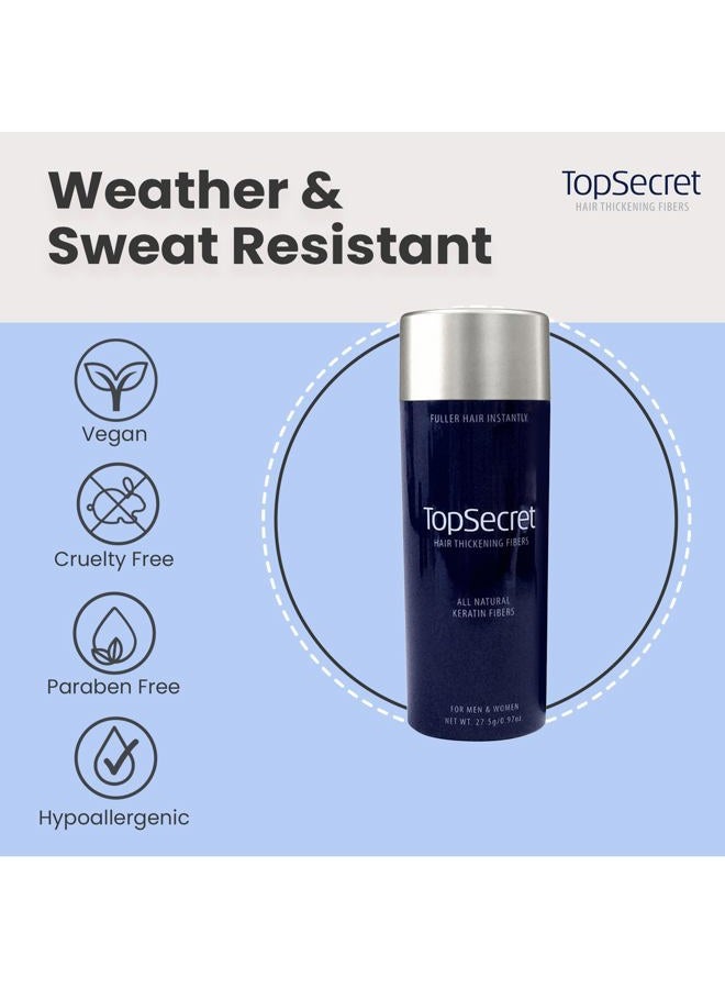 Top secret Hair Thickening Fibers -Regular Size Refill (.42 OZ.) Light Brown - Image 5