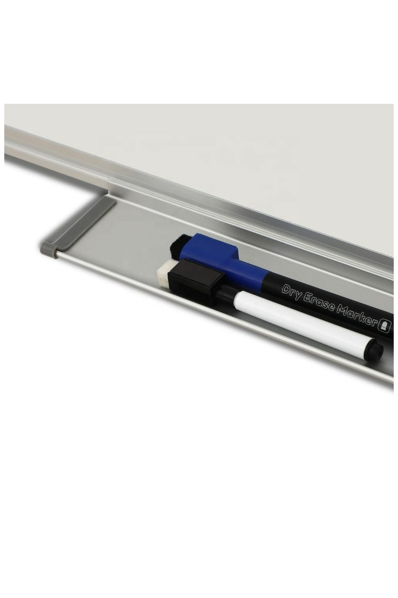 Magnetic Whiteboard 60*90 cm with Aluminum Frame - Image 2