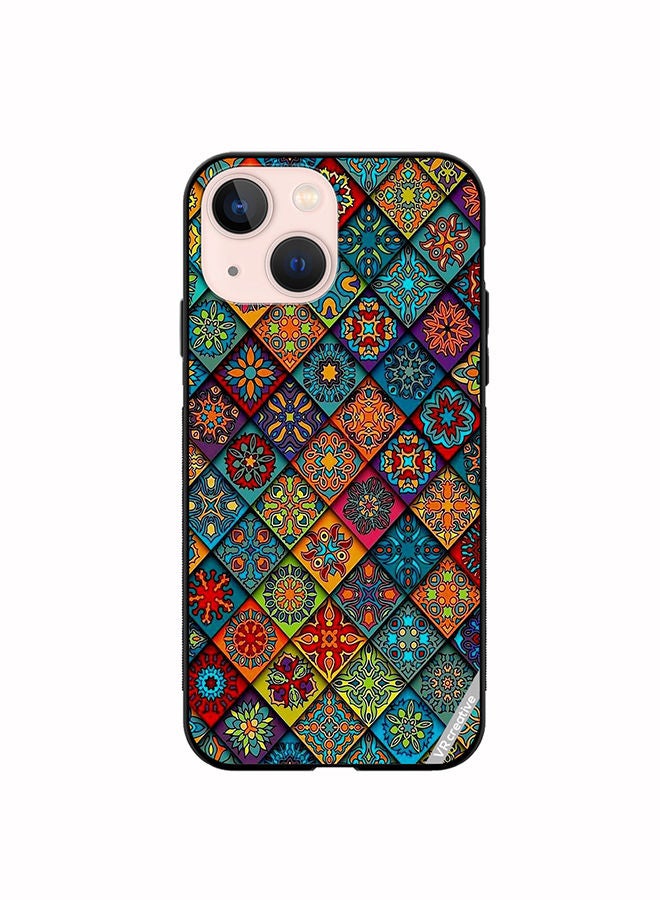 VR CREATIVE Protective Case Cover For Apple iPhone 14 Mix Flower Design Multicolour - Image 1