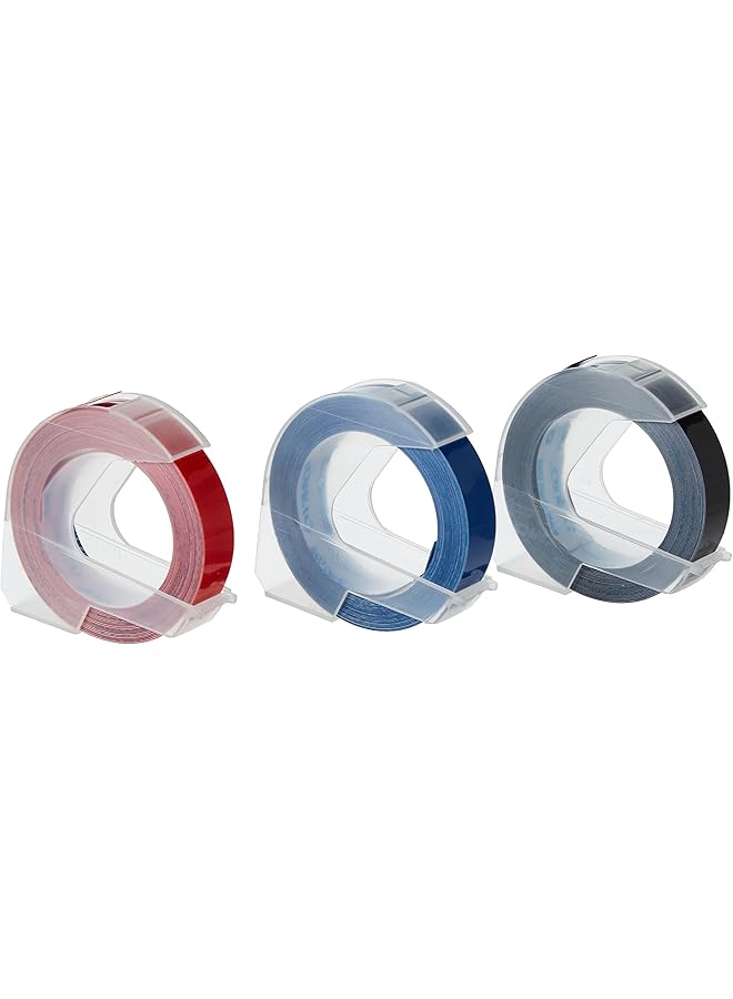 Dymo Embossing Tape 9Mmx3M Assorted In A Blister Of 3Pc - Image 1