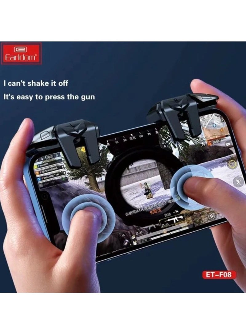 أيرلدوم ET-F08 وحدة تحكم ألعاب الهاتف المحمول Shoot Fire Button للهواتف الذكية iOS وAndroid - Image 3