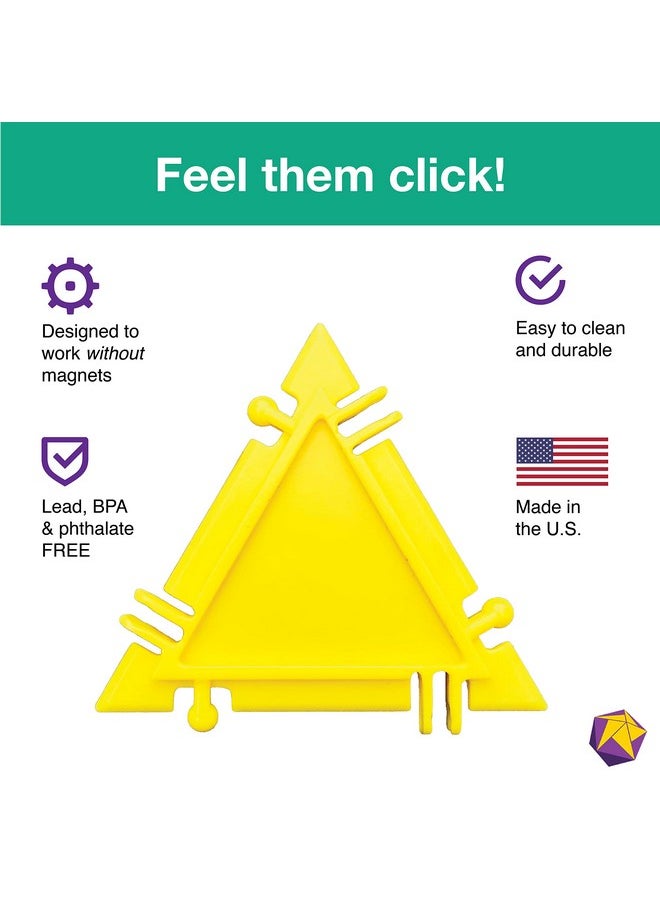 Geometiles Geometiles 3D Building Set for Learning Math, Includes Many Online Activities,32-pc, Made in USA (Triangle/Rectangle/Square)  - Image 5