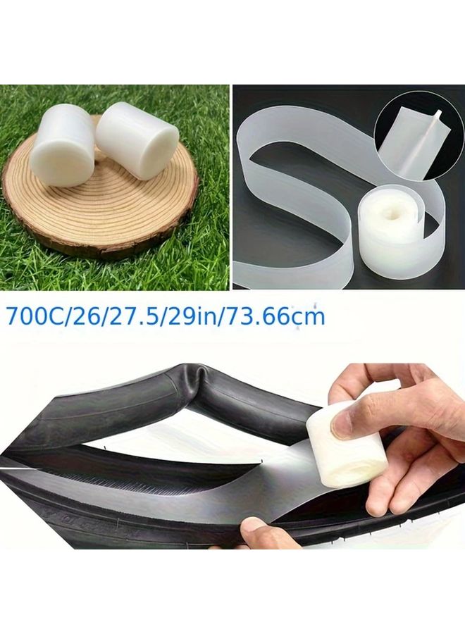 Bicycle Tire Liner 27 5 Inch 2pcs MTB Road Bike Tyre Protection Pad - Image 1