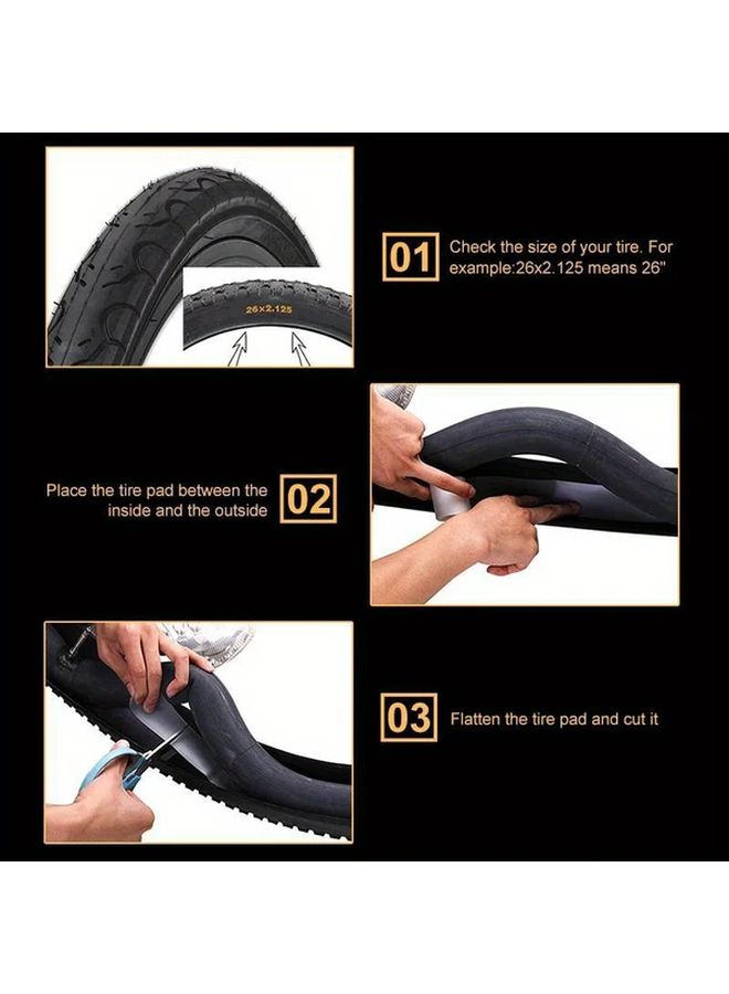 Bicycle Tire Liner 27 5 Inch 2pcs MTB Road Bike Tyre Protection Pad - Image 4
