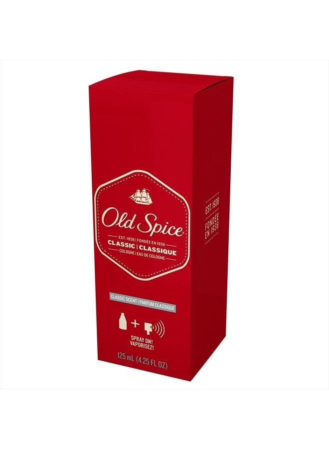 Old Spice بخاخ كولونيا كلاسيكي 4.25 أونصة - Image 4