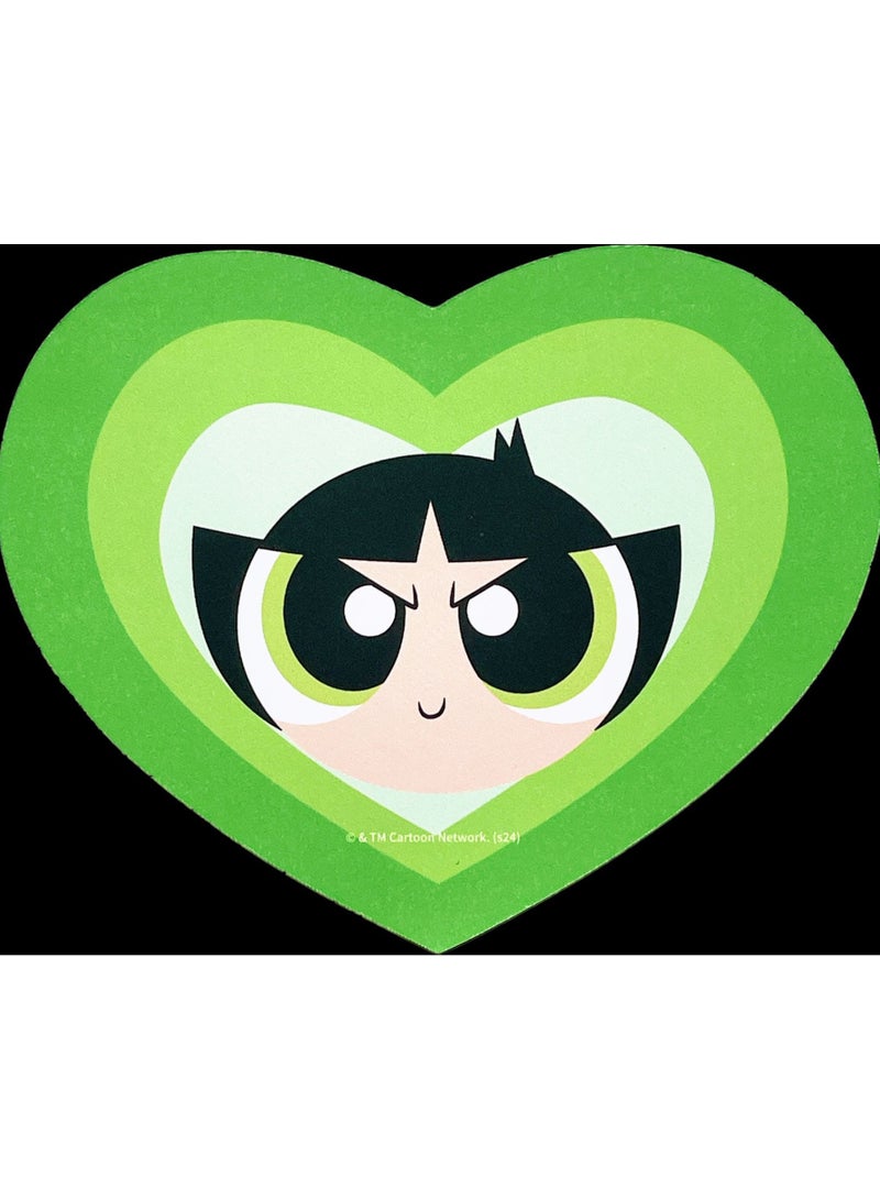General Powerpuff Girls Heart-shaped Mouse Pad Macaron Summer Dopamine Portable Fits Tightly on the Desktop  - Image 1