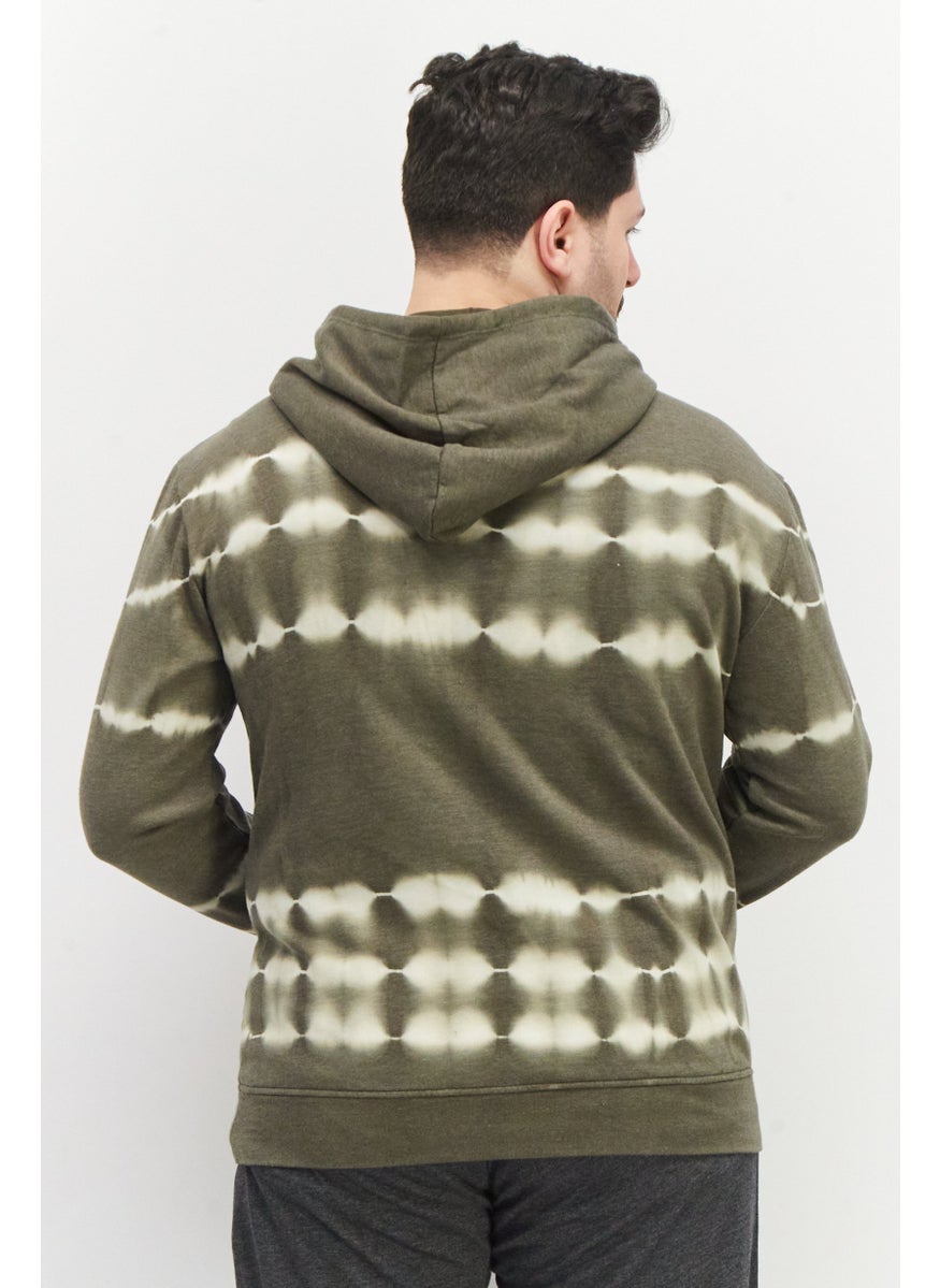 Men Hooded Neck Tie Dye Print Long Sleeves Sweatshirt, Dusty Olive - pzsku/Z8FEA9E6BDEBAEB5D0926Z/45/_/1737987178/b9985ac4-2efa-4bf7-8838-4f162b33ee9b