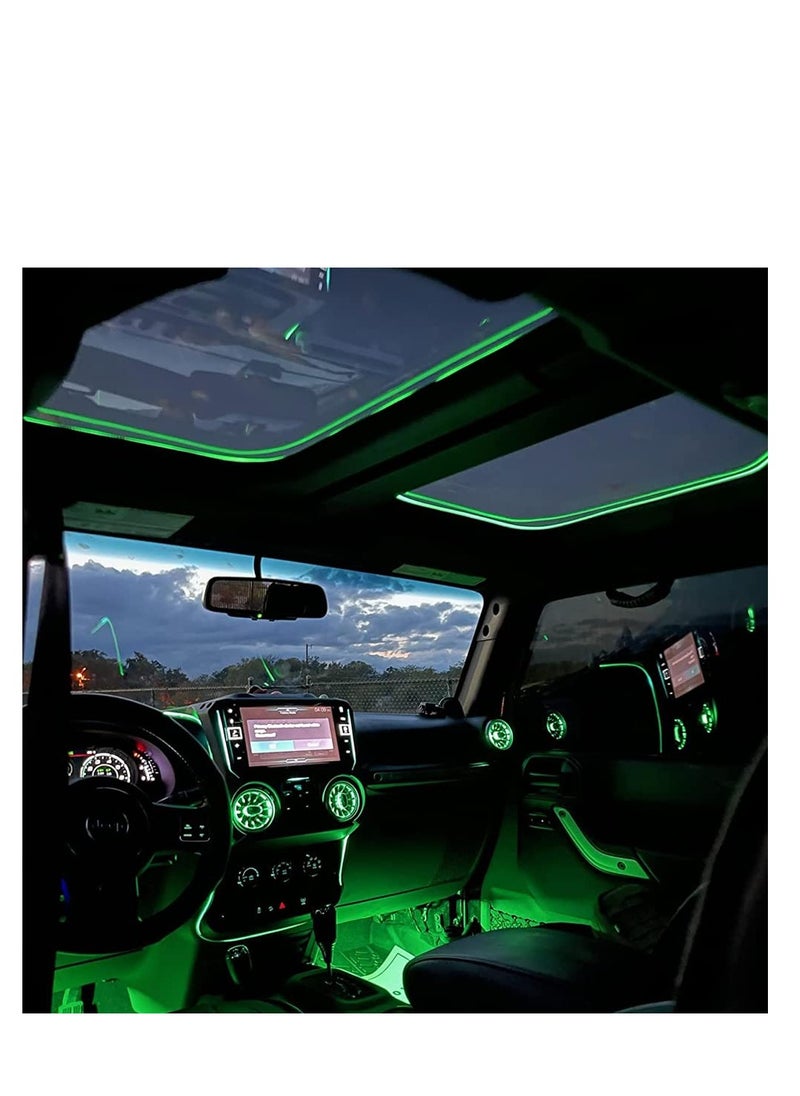 DMG TECH DMG Car LED Strip Lights, 16 Million Colors Rgb Car Interior Lights, with Music Mode, App Control and Timer Setting Ambient Lighting Kit, Scenes Optiongs and Color DIY Car Led Lights, Fits All Cars  - Image 5