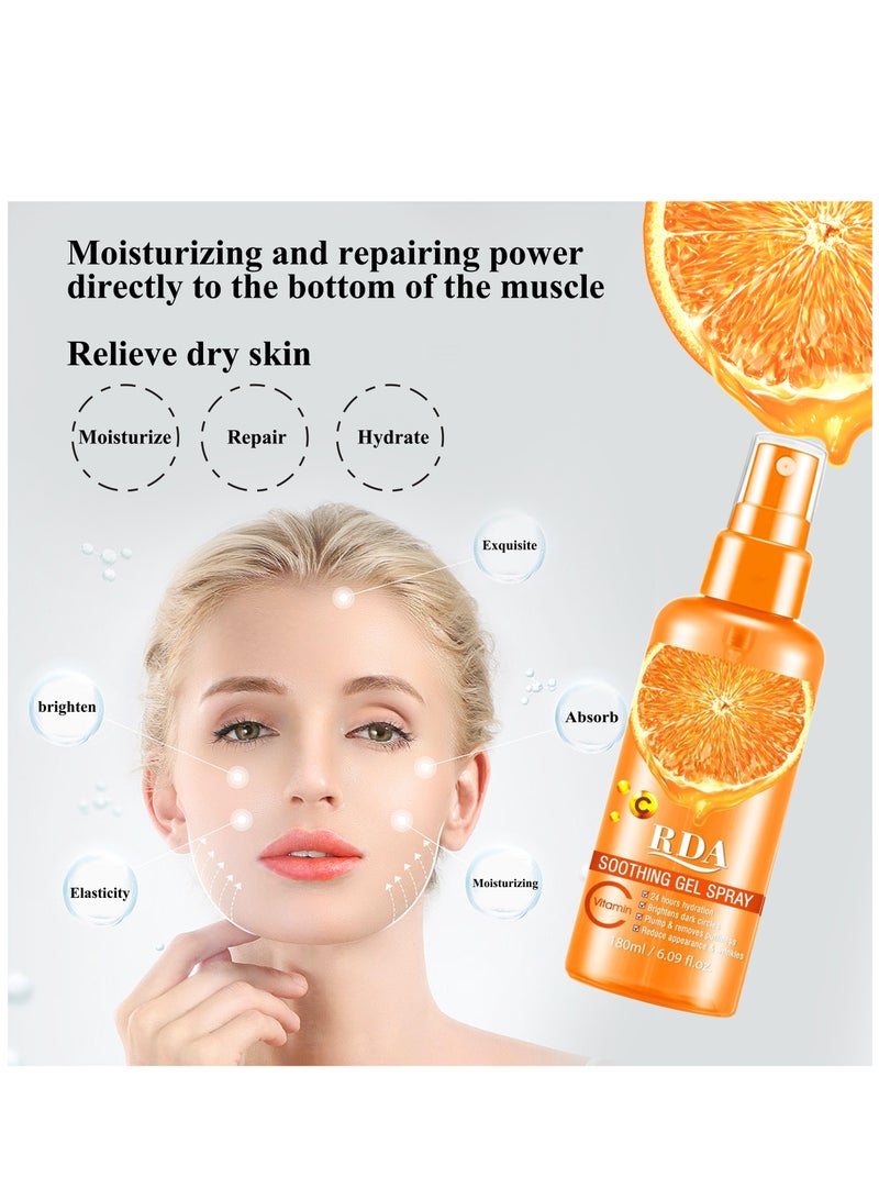RDA Soothing and Moisturizing Gel Spray with Vitamin C 180 ml - Image 4