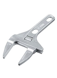 SYOSI Adjustable Wrench – 6 to 68mm Wide Opening Jaws Adjustable Spanner with Short Handle – Aluminum Alloy Light Weight Plumbers Spanner Nut Key Hand Tool for Bathroom, Washbasin etc  - Image 2