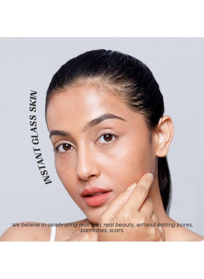 HOUSE OF MAKEUP Face Tint With Hyaluronic Acid, Niacinamide|B B Cream For Women, Men, All|Glass Skin Makeup For Women|Luminous Cc Cream For Oily Skin|35 Ml (M10-Medium Skin Tone) - Image 4