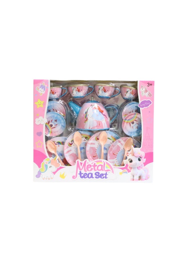 Kids' Metal Tea Set - Image 1