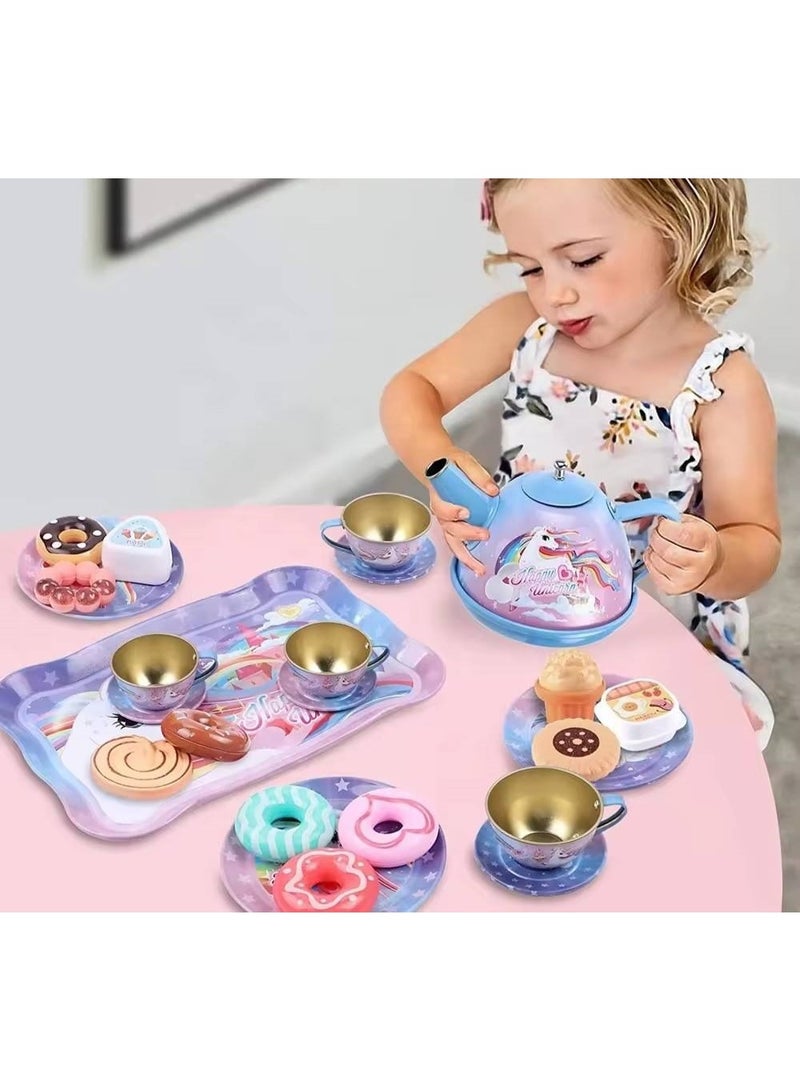 Kids' Metal Tea Set - Image 4