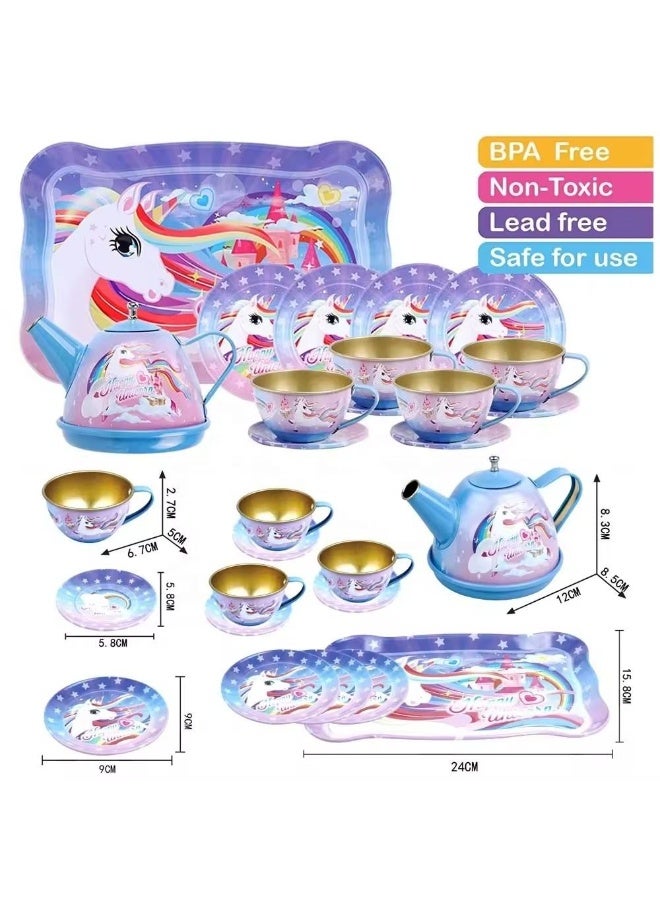 Kids' Metal Tea Set - Image 2