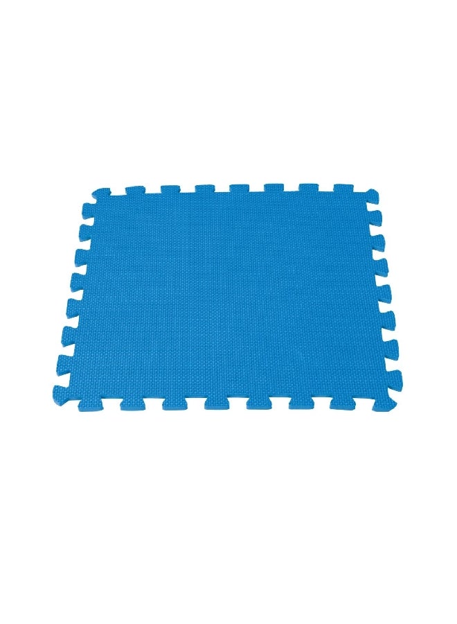 INTEX Krystal Clear Pool Basics Interlocking Padded Floor Protector Blue 3.38 x 20.5 x 20.5 Inch 29081 - Image 1