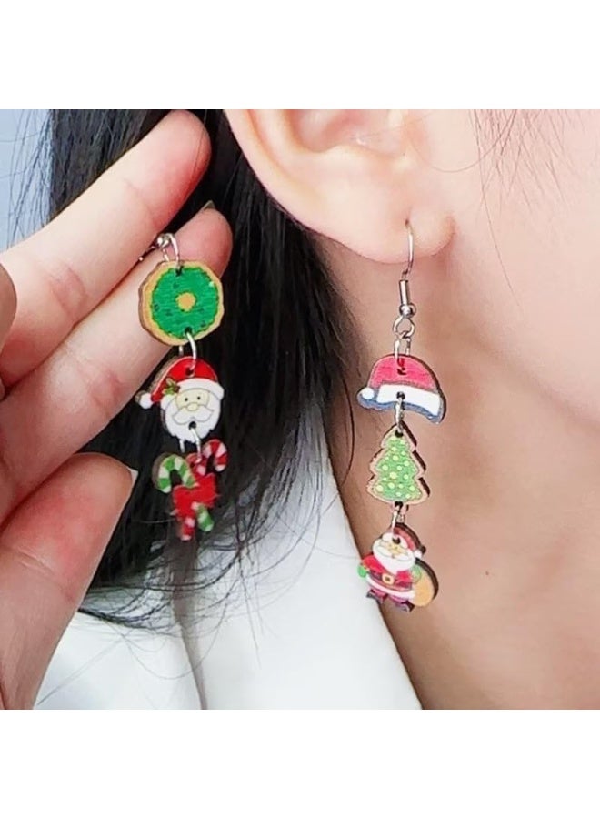 Y&D Christmas Earrings For Women, Drop Earrings Holiday Jewerly Festive Decorations Accessories - Image 3